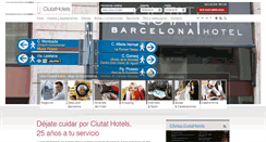 Desktop Screenshot of ciutathotels.com